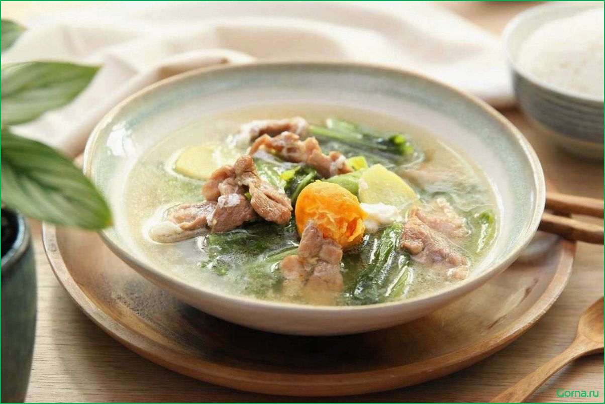 Рыбный суп с яйцом