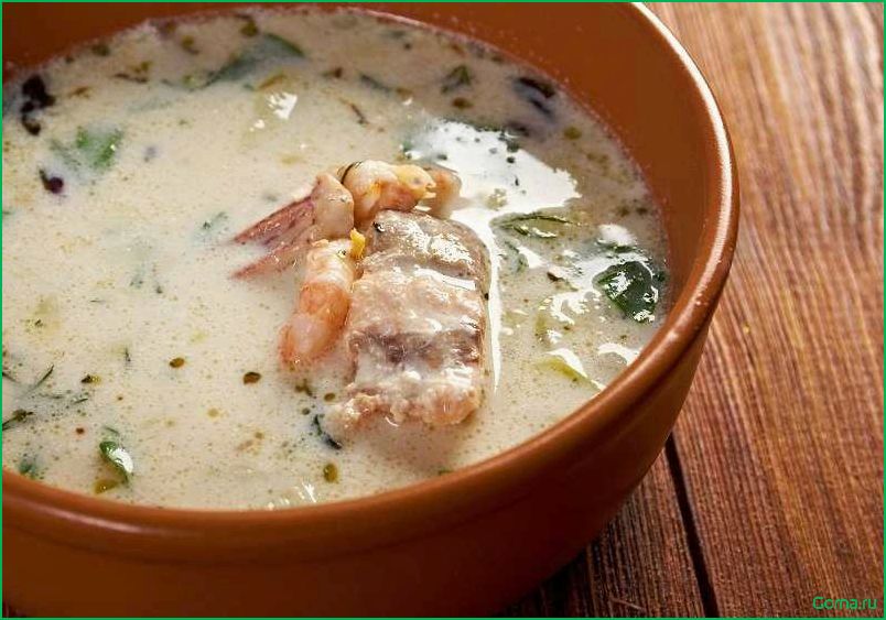 Рыбный суп с яйцом