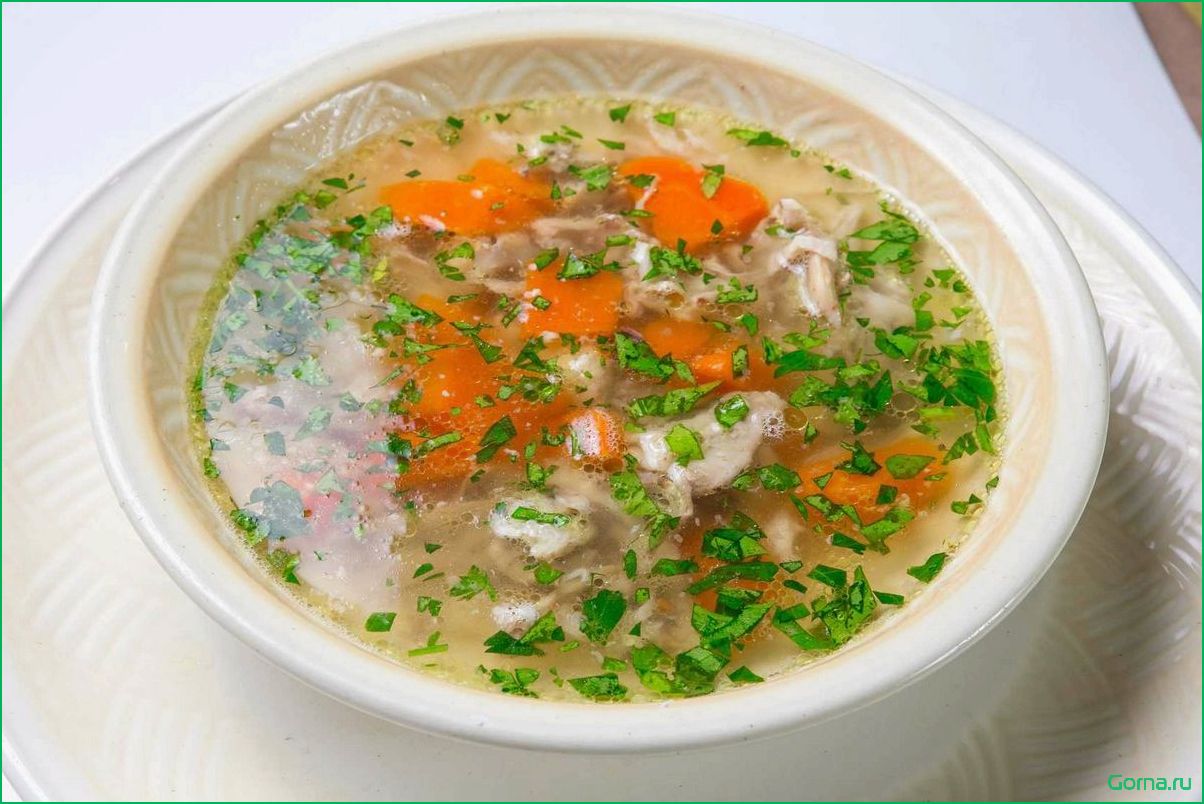 Рыбный суп с яйцом