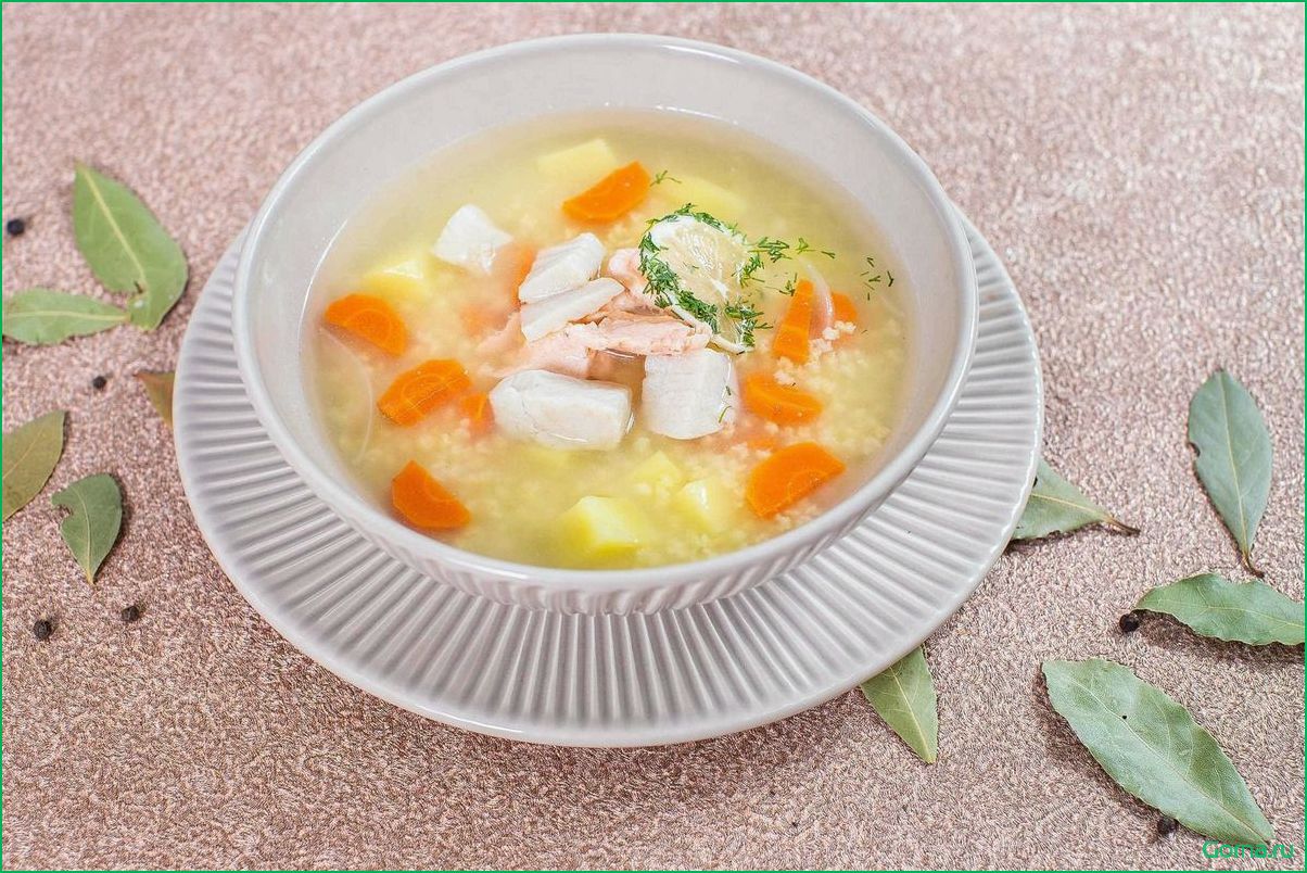 Рыбный суп с яйцом