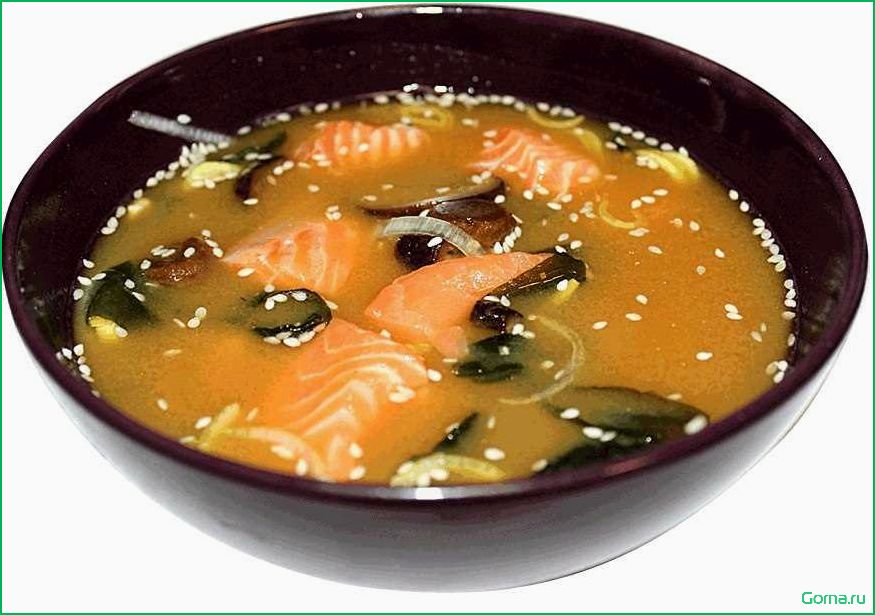 Рыбный суп в японской кухне