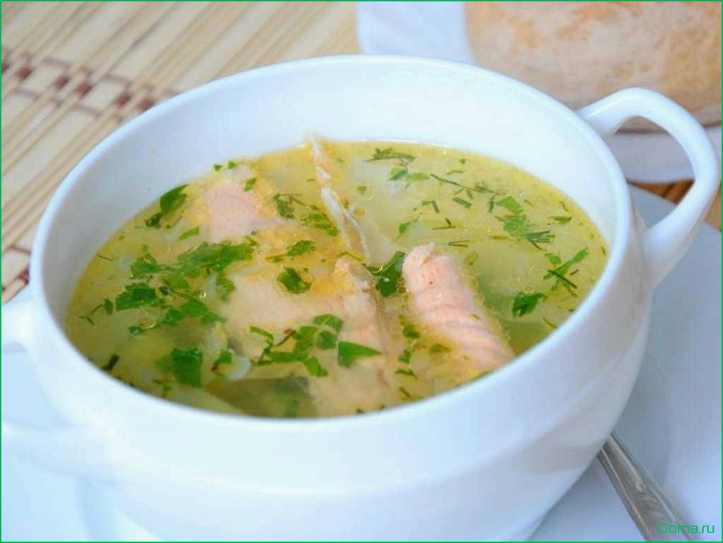 Рецепт рыбного супа с сыпью