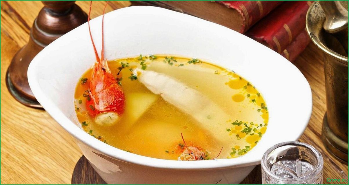 (рыбным, соусом) Уха с рыбным соусом